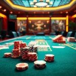 Jouer dans le meilleur casino en ligne avec une ambiance dynamique et des éléments de jeu attrayants.