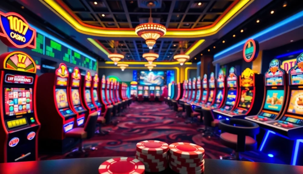 Découvrez un nouveau casino en ligne avec une interface dynamique et des jeux colorés pour divertir les joueurs.