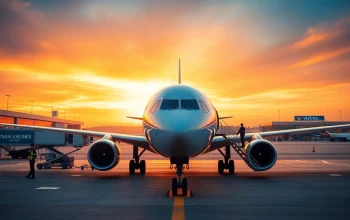 VN6 Vietnam Airlines flight at sunset, showcasing excitement and professionalism in air travel.