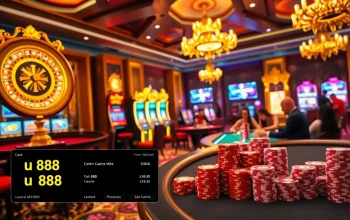 Experience the thrill of gaming at u 888 with stunning tables and vibrant slot machines.