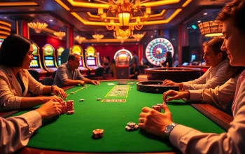 Experience thrilling gameplay at https://f8bet.ventures/ with vibrant casino tables and excited players.