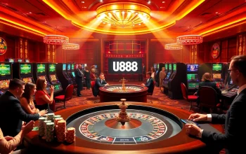 Players enjoying high-stakes action at U 888 casino's vibrant roulette table.