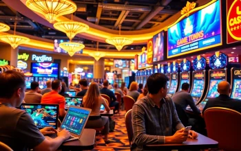Joueurs s'amusant dans un casino en ligne, illustrant l'expérience immersive et interactive.